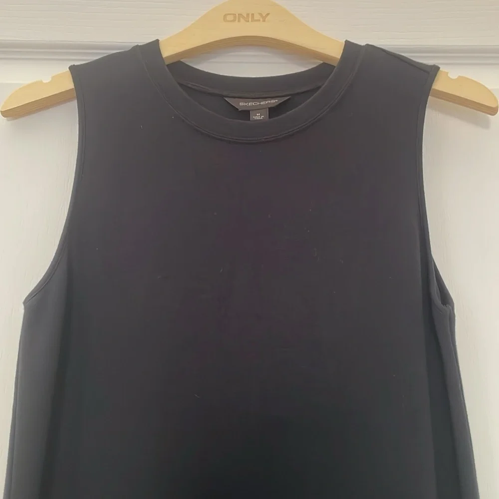 Skechers Performance Day Off Sleeveless Black Dress, Size Medium - Picture 6 of 11